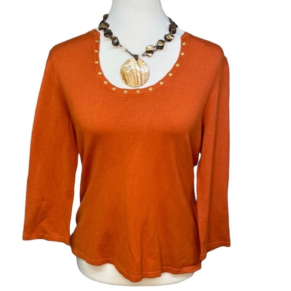 Cable & Gauge Grommet Blouse - Picture 1 of 5